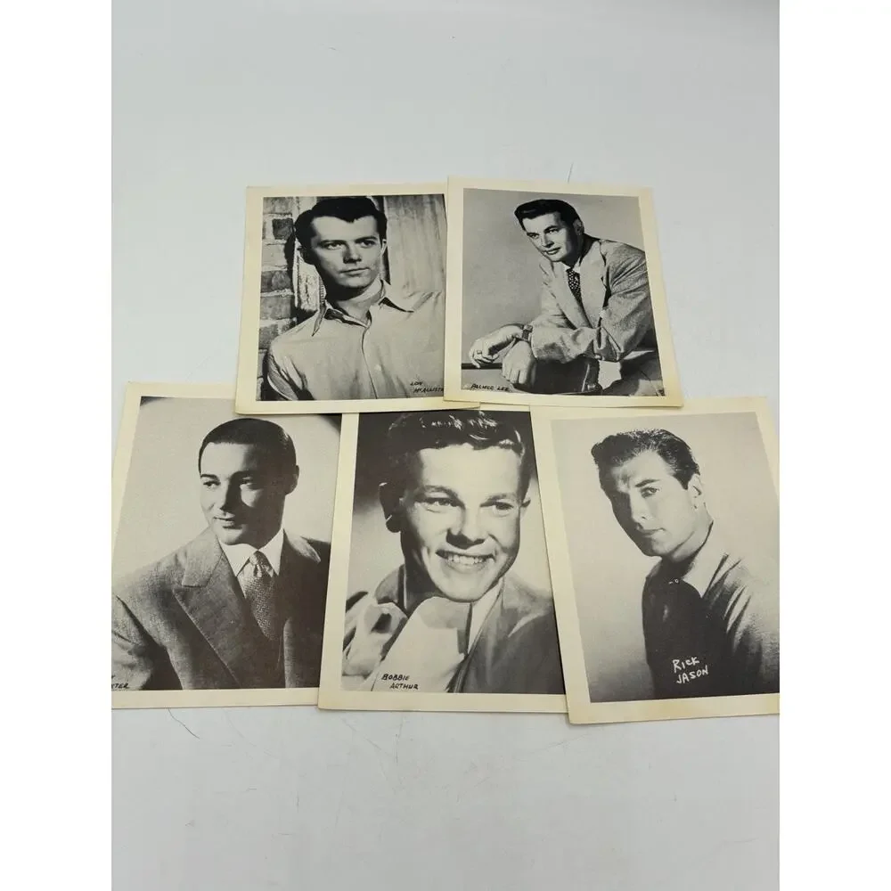 Vintage Hollywood Character Actors Arcade Card Lot – 40 Cards